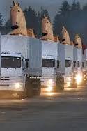 Another two columns of Russian 'humanitarian convoy' invade Ukraine