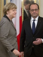 Merkel, Hollande to meet Poroshenko to discuss escalation in Ukraine