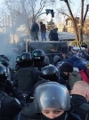 Protesters clash with police in Kyiv's government quarter