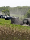 Large convoy of military equipment  left for the Russian-Ukrainian border  (PHOTOS)