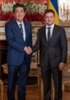 Zelensky meets with prime minister of Japan