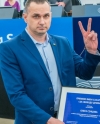 Sentsov accepts Sakharov Prize in Strasbourg