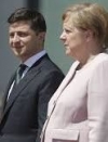 Zelensky, Merkel discuss implementation of Normandy Four summit agreements